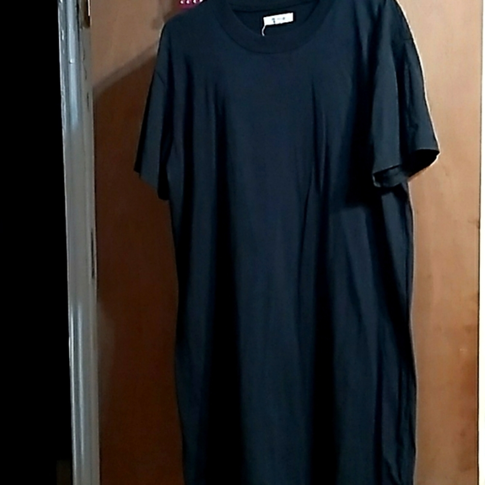 Crew neck dress its heavy weight cotton
